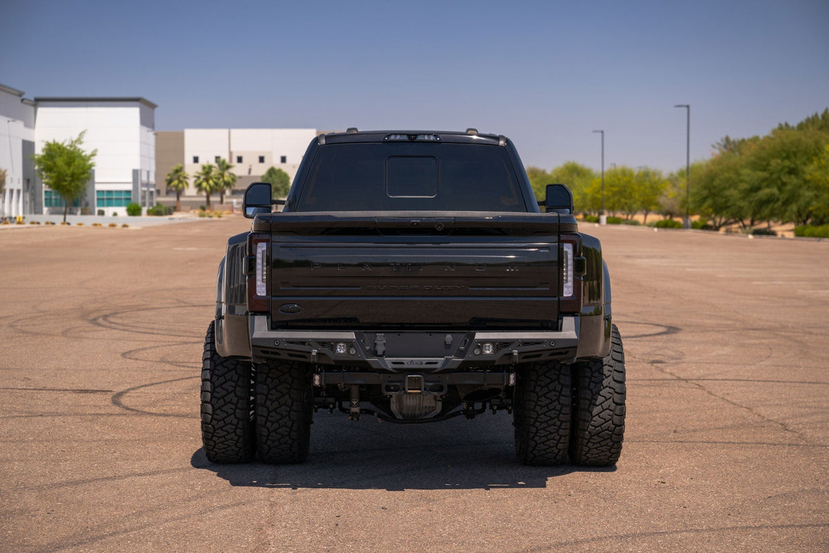 Addictive Desert Designs Stealth Fighter rear bumper for Ford Super Duty F-250 and F-350
