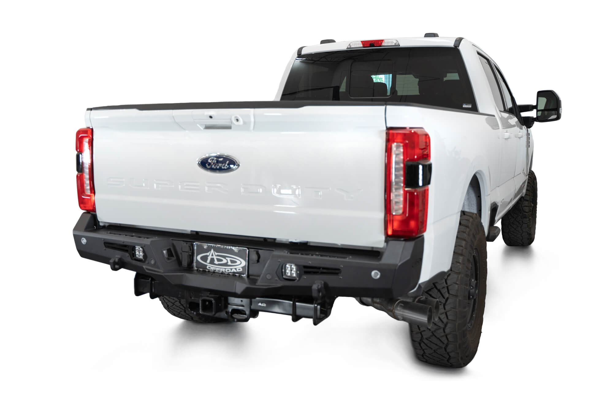 2023-Ford-F-250-350-Super-Duty-Bomber-Rear-Bumper-installed-2 - NVMOS