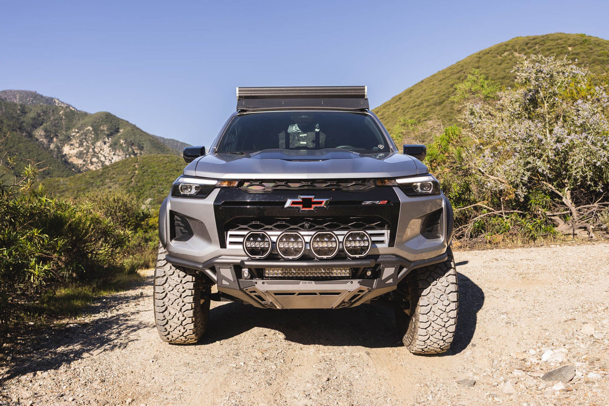 DV8 Offroad ZR2 tube front bumper for 2023-2026 Chevy Colorado