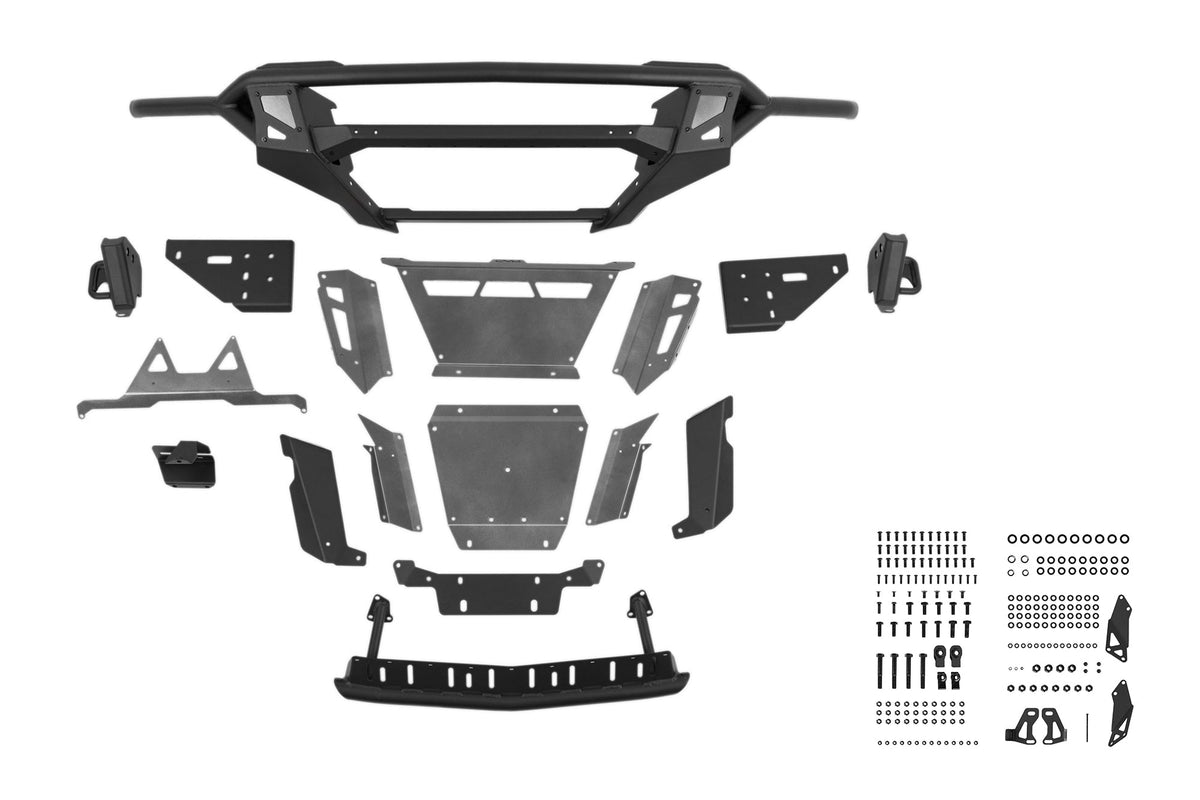 DV8 Offroad ZR2 tube front bumper for 2023-2026 Chevy Colorado