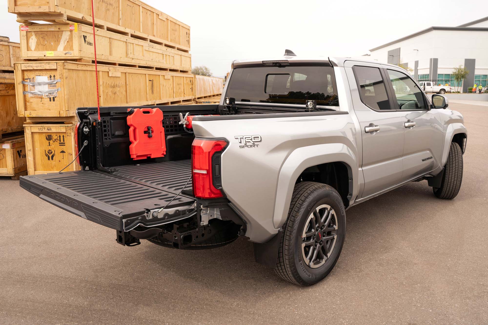 2024-Toyota-Tacoma-Bed-Channel-Stiffeners-Installed-Outdoor-2 - NVMOS