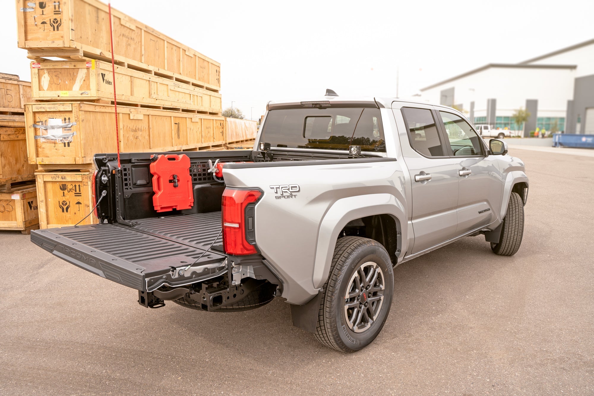 2024-Toyota-Tacoma-Bed-Side-Molle-Panels-Driver-Side-Installed-Outdoor_2 - NVMOS