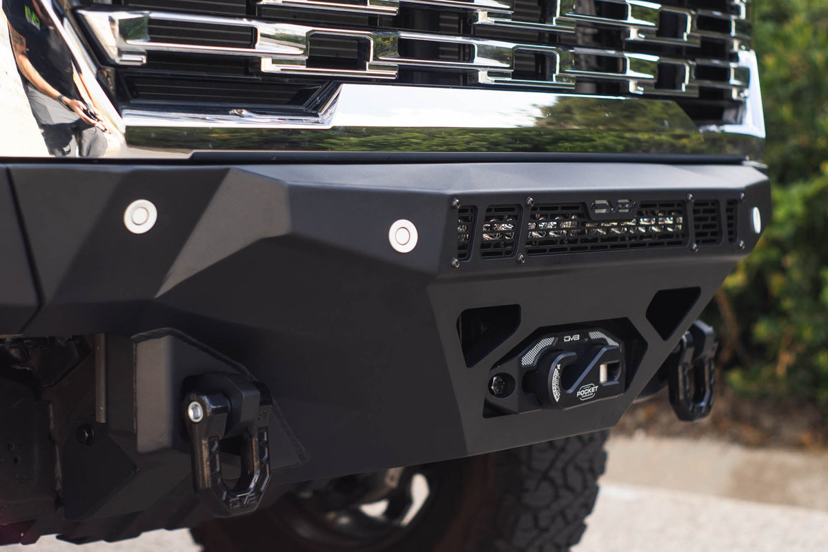 DV8 Offroad Spec Series front bumper for 2024-2026 GMC Sierra 2500HD/3500HD