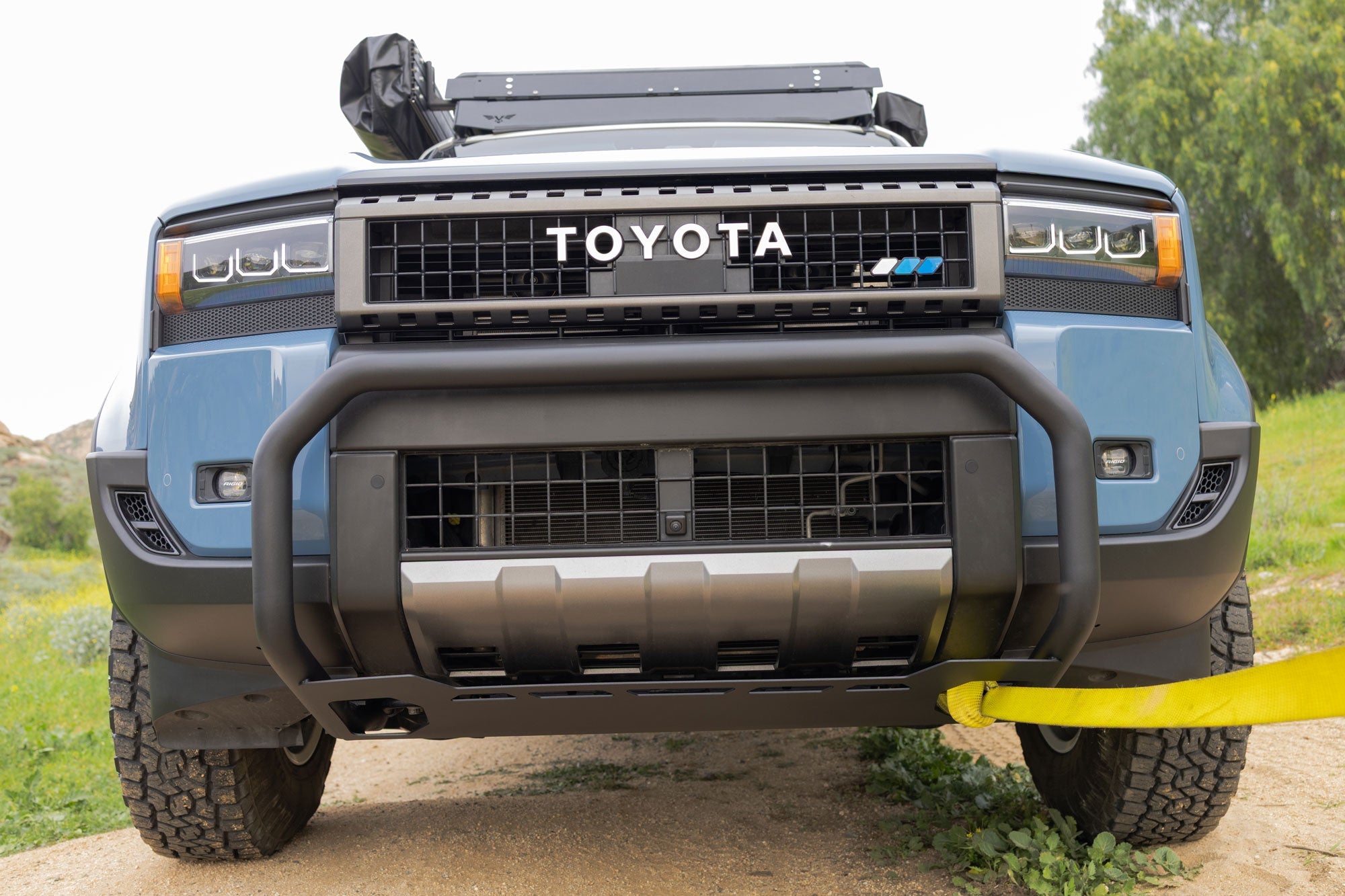 2024-up-Toyota-Land-Cruiser-Brush-Guard-Installed-13 - NVMOS