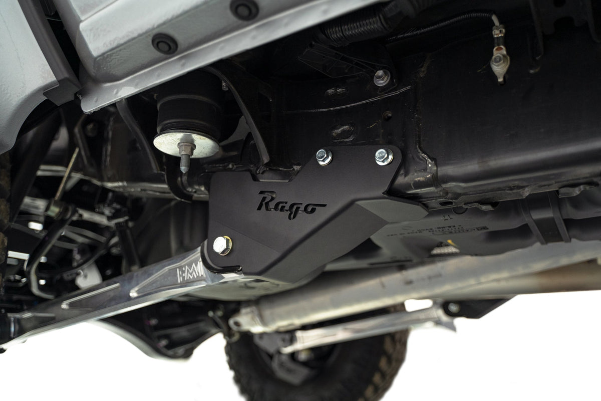 Rago Fabrication trailing arm skid plates for Toyota Tacoma