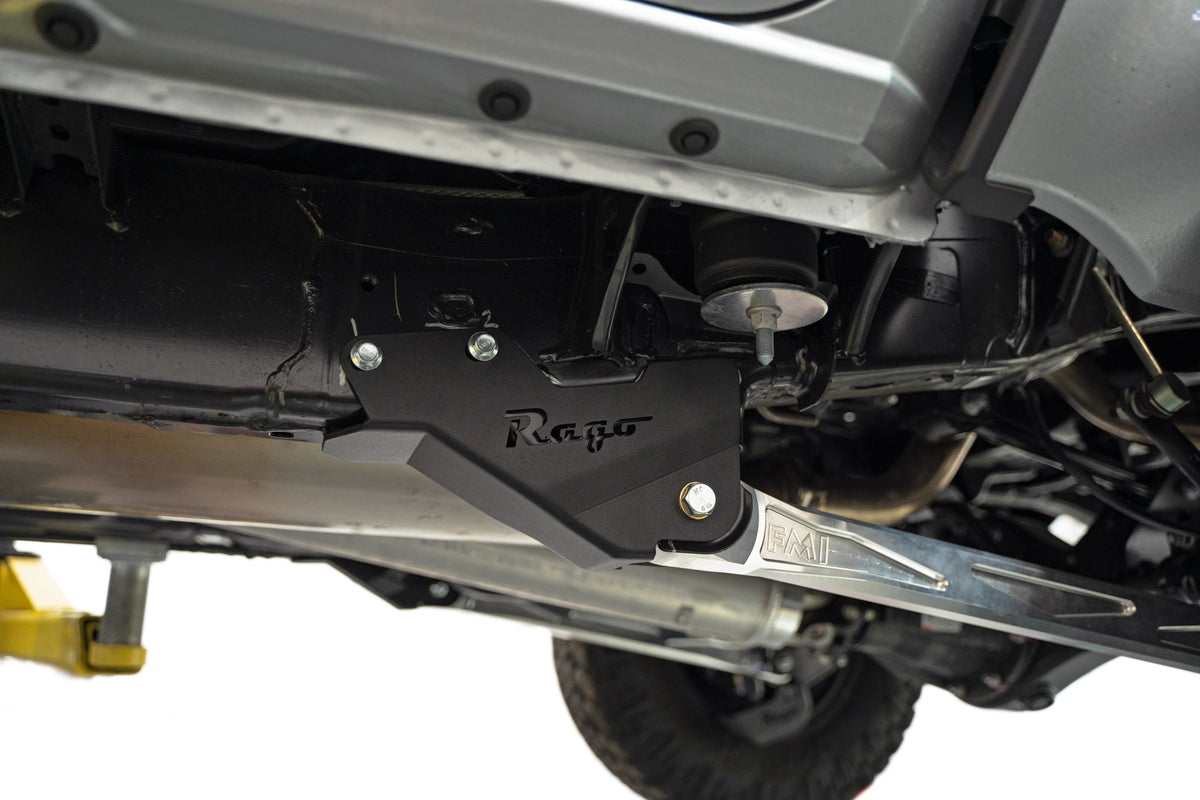 Rago Fabrication trailing arm skid plates for Toyota Tacoma