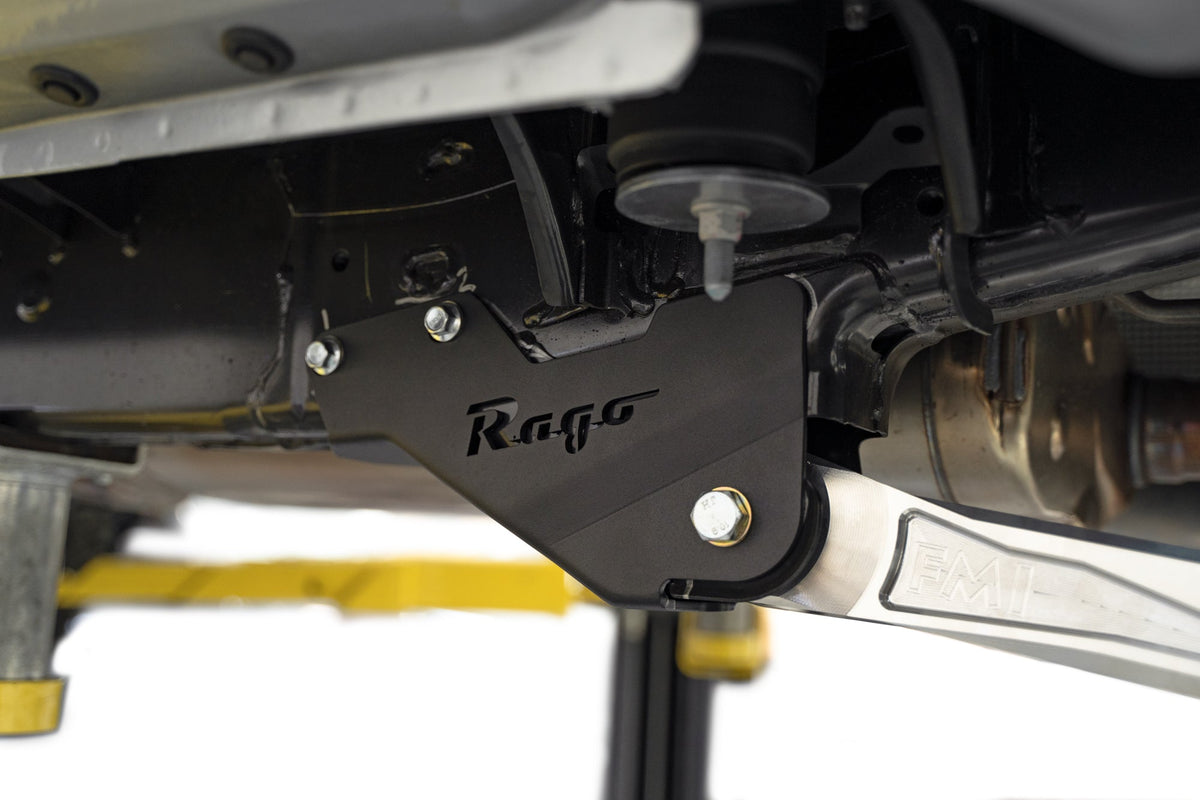 Rago Fabrication trailing arm skid plates for Toyota Tacoma