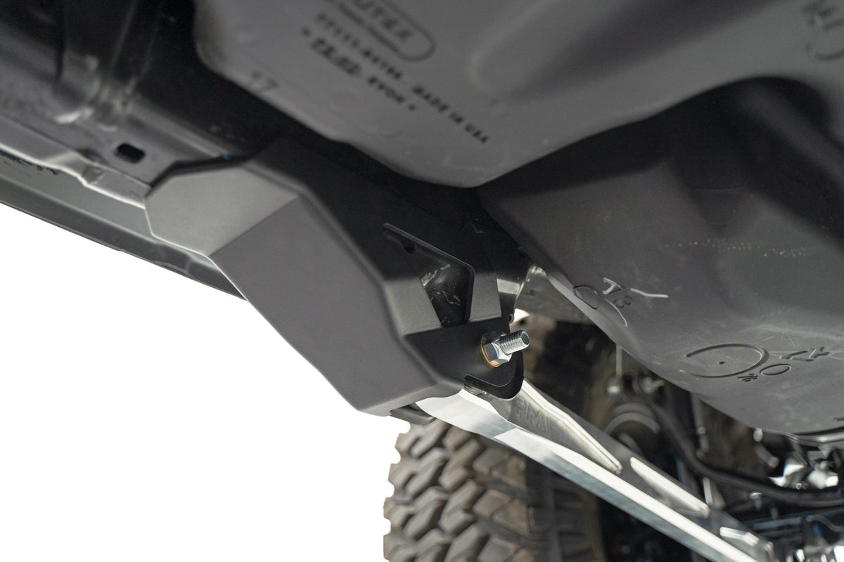 Rago Fabrication trailing arm skid plates for Toyota Tacoma