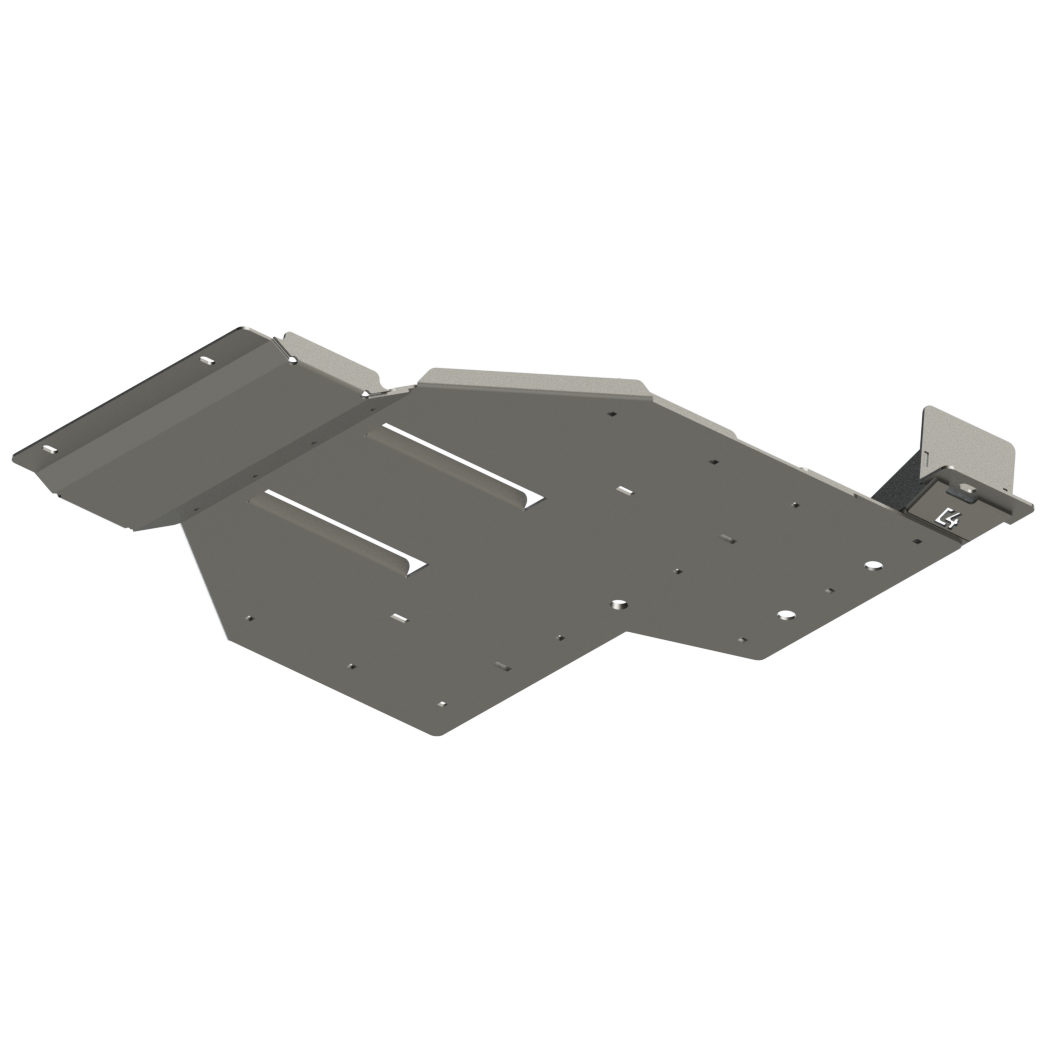 C4 Fabrication Land Cruiser Rear Skid Plates / 250 Series / 2024+