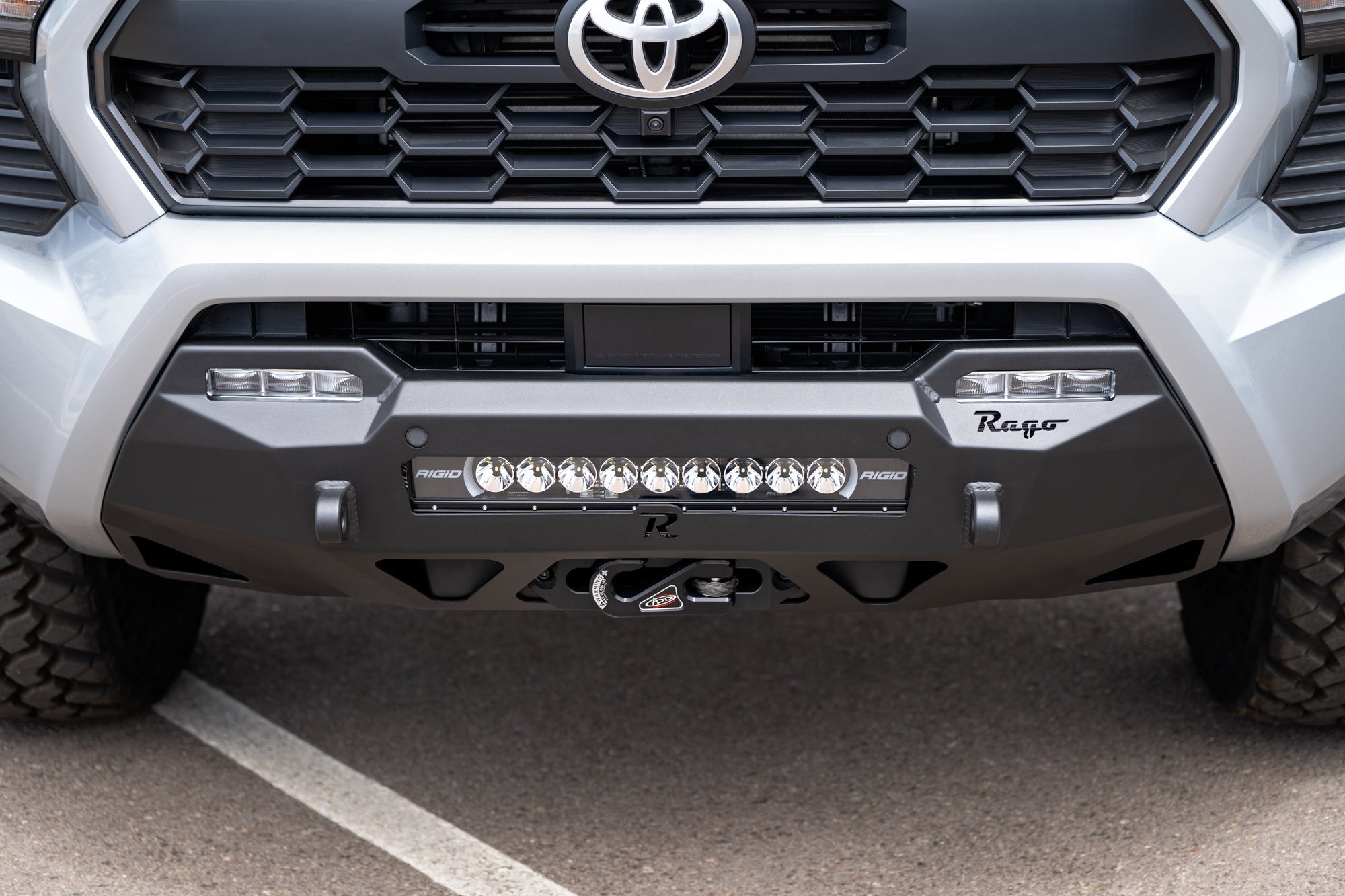 2024_Toyota-Tacoma-Center-Mount-Winch-Front-Bumper-Installed-6 - NVMOS