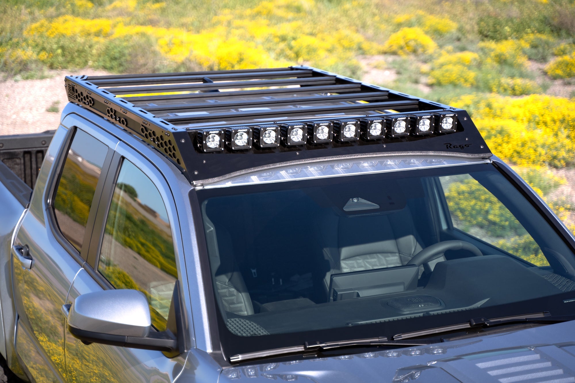2024_Toyota-Tacoma-Roof-Rack-with-10-light-pods-Installed-6 - NVMOS