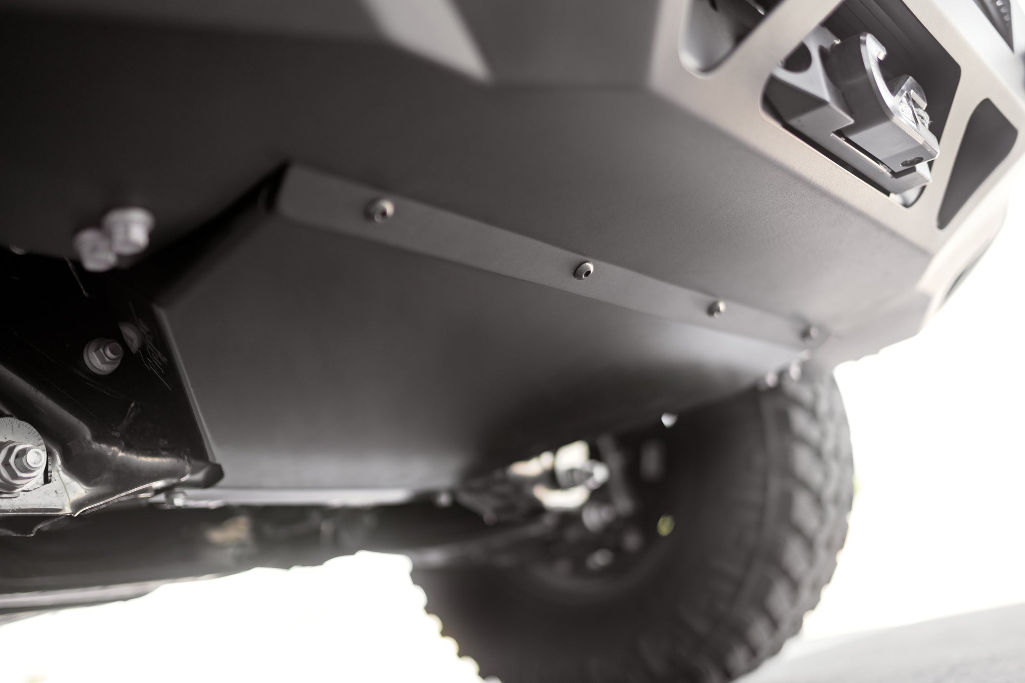2024_Toyota-Tacoma-Skid-Plate-for-Center-Mount-Front-Bumper-Installed-4 - NVMOS