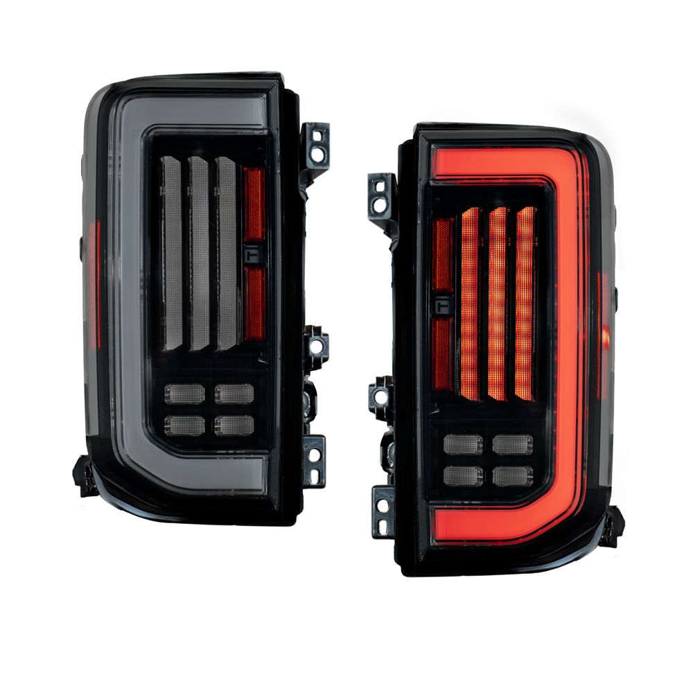 Form Lighting LED Tail Lights for Ford Bronco 2021-2026 – smoked pair, brake on