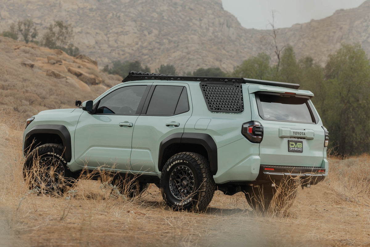 DV8 Offroad exterior window molle panels for 2025-2026 Toyota 4Runner