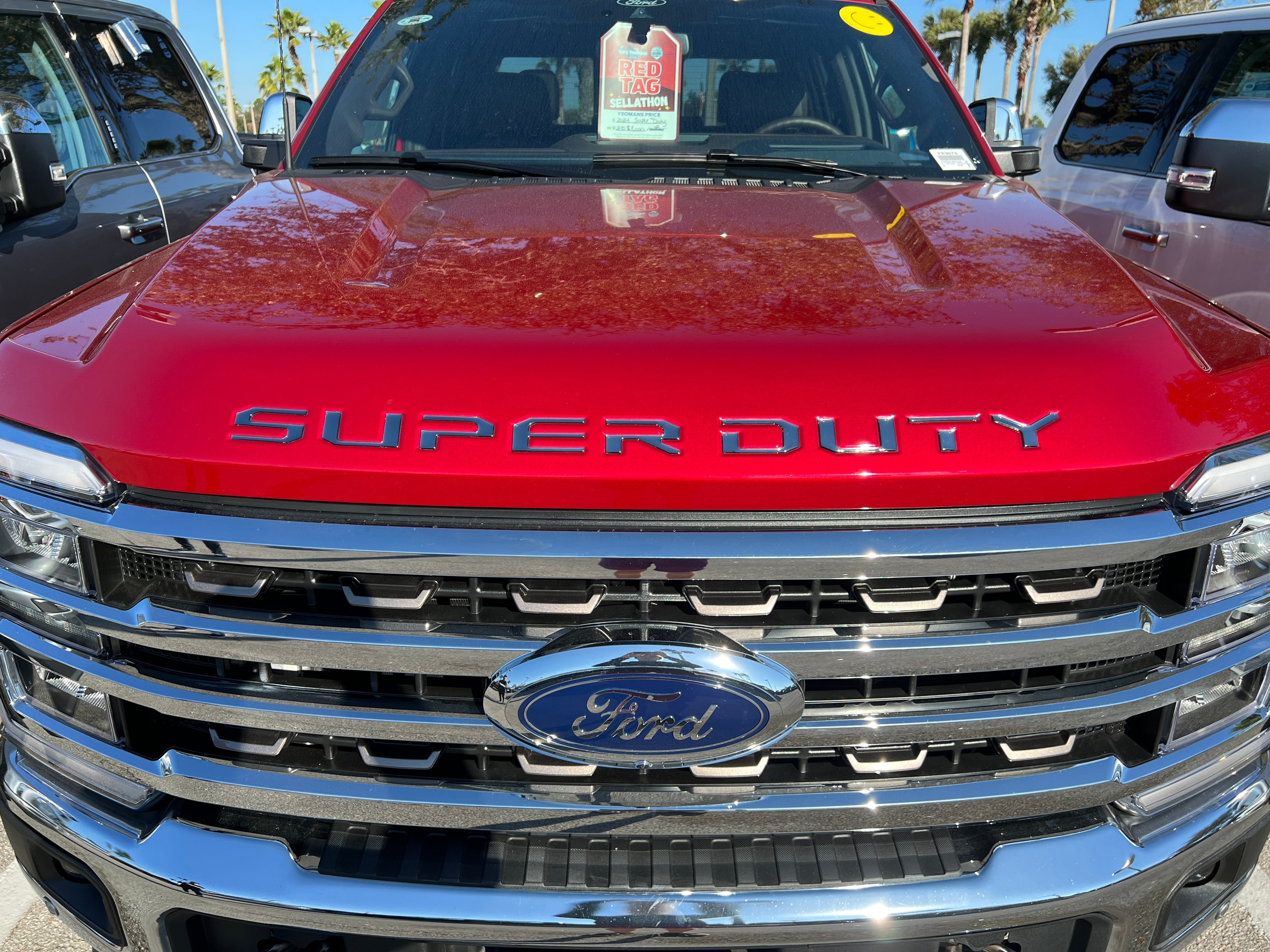 Hood Letter Inserts Fits 2023-2026 Ford Super Duty