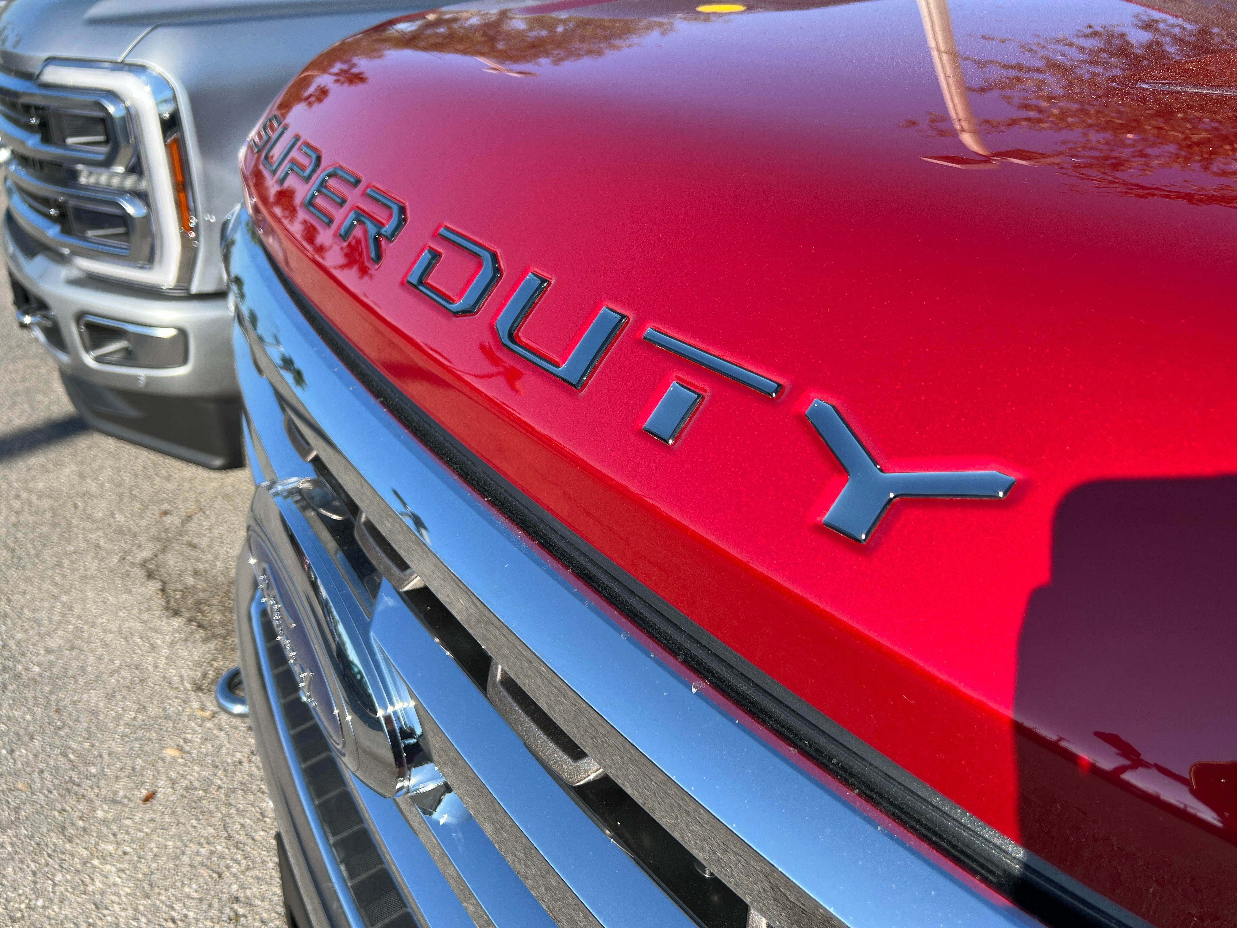 Hood Letter Inserts Fits 2023-2026 Ford Super Duty