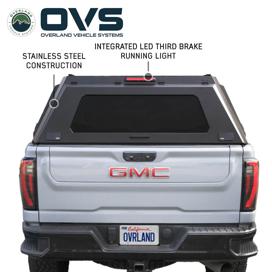 OVS Expedition PRO+ truck cap with full windows for 2020-2027 Chevy Silverado / GMC Sierra 2500/3500 HD - view 10