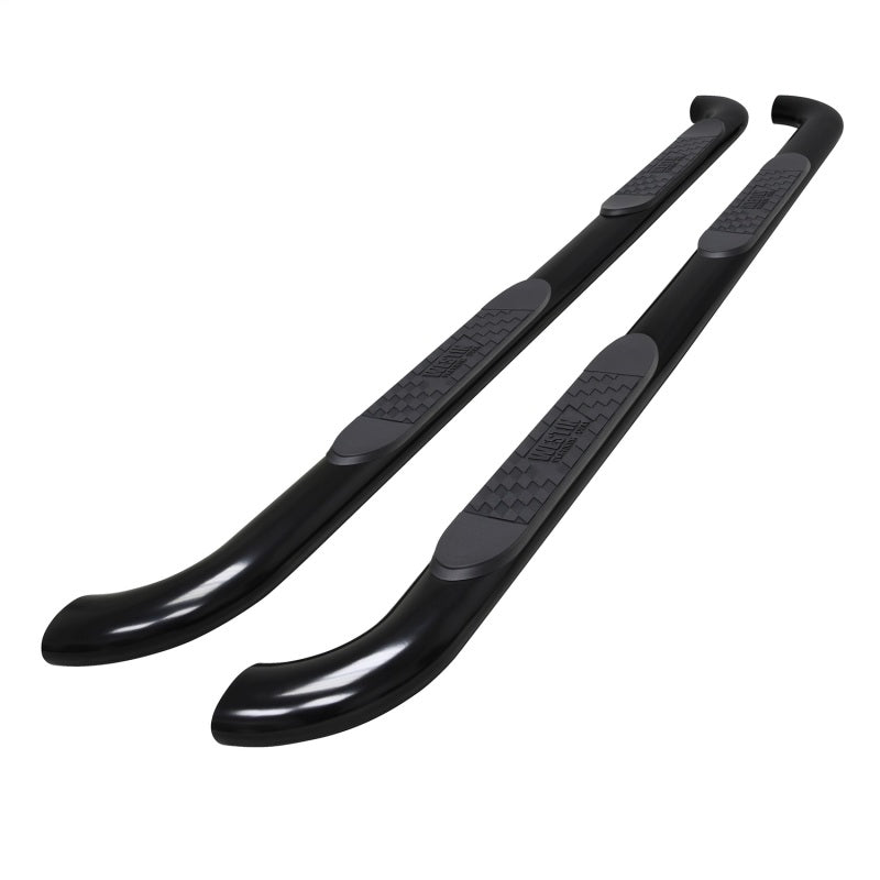 Westin Platinum 4 Oval Nerf Step Bars, Black, fits Jeep Gladiator