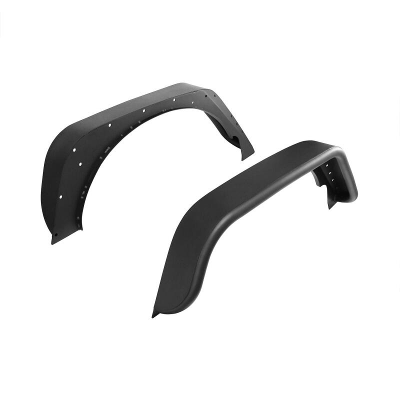 Westin Tube Fenders, Rear, Textured Black, fits Jeep Wrangler
