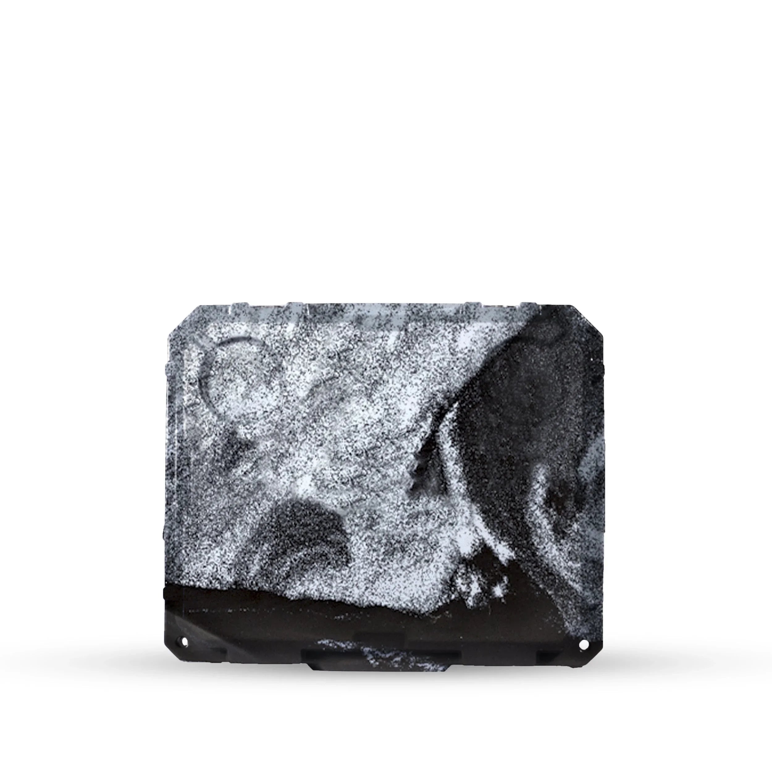 20L tall black and white marble utility water storage container for overlanding