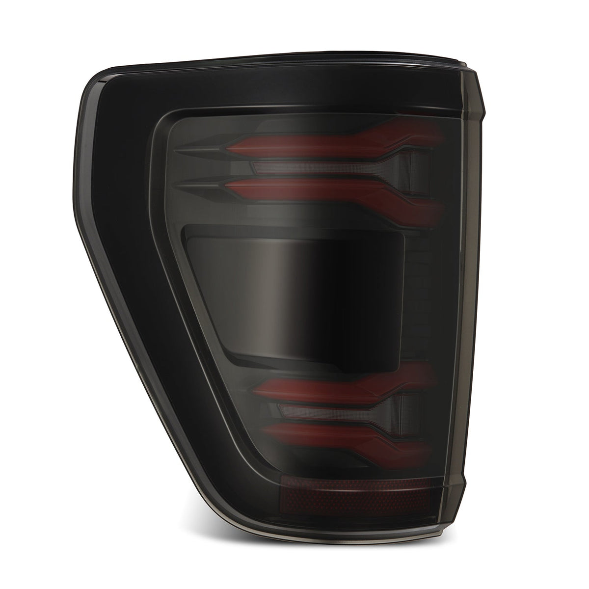 AlphaRex LUXX-Series LED Tail Lights with BLIS for Ford F-150 / Ford F-150 Raptor - Black Red