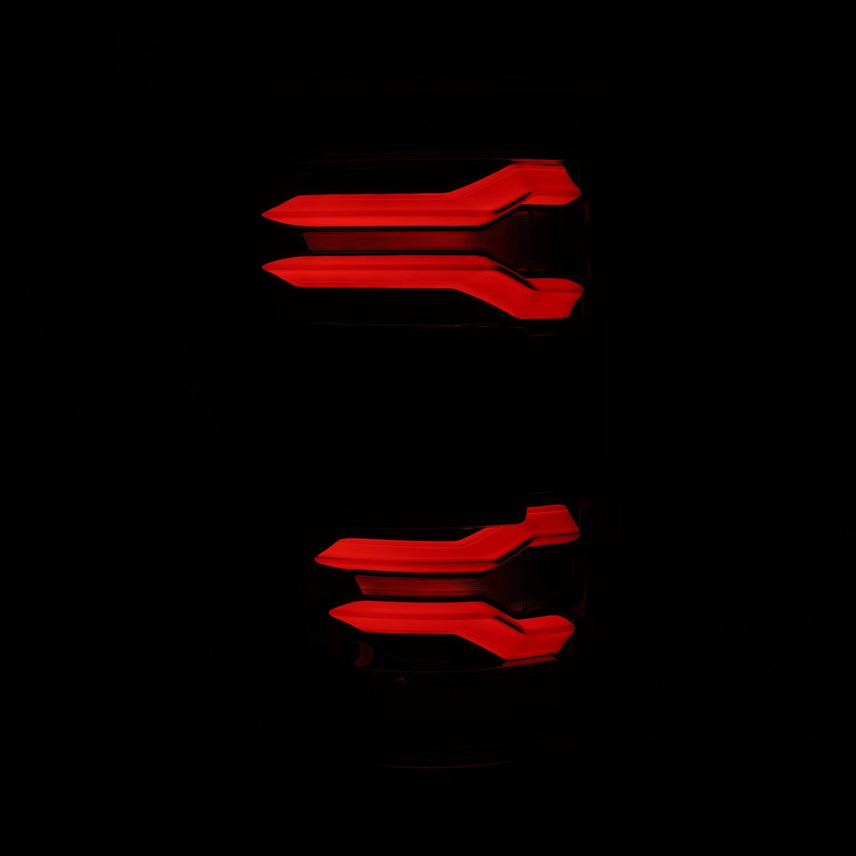 AlphaRex LUXX-Series LED Tail Lights (with BLIS) for Ford F-150 - Alpha-Black