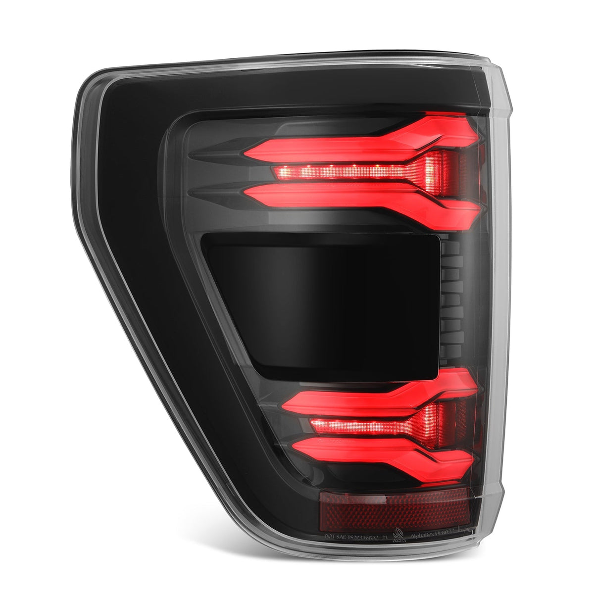 AlphaRex LUXX-Series LED Tail Lights (with BLIS) for Ford F-150 - Alpha-Black