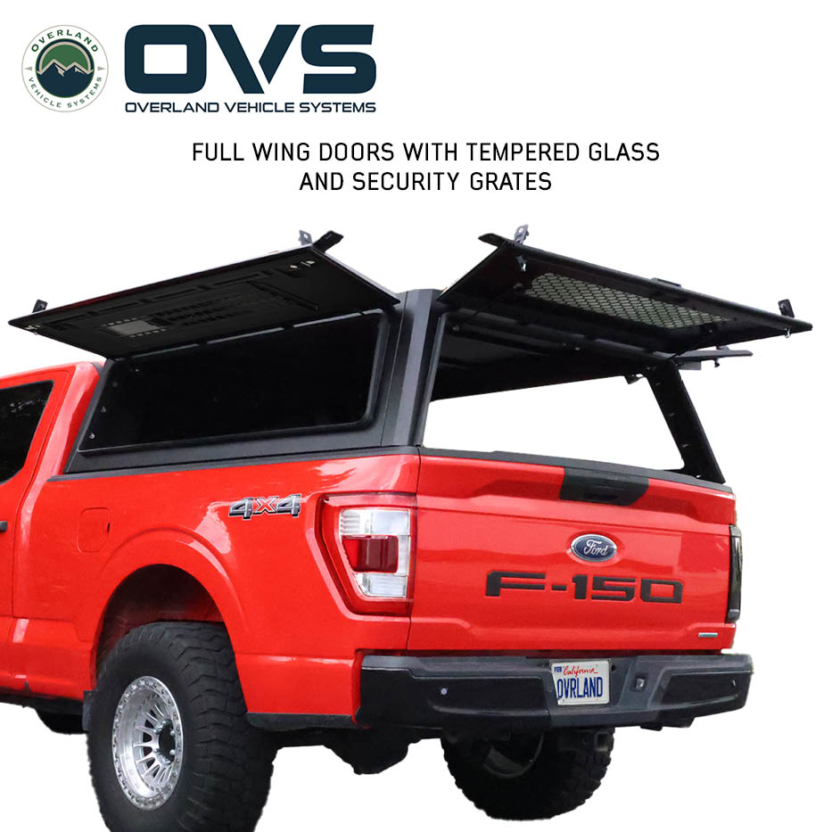 OVS Expedition PRO+ truck cap with full windows for 2021-2027 Ford F-150 - view 8