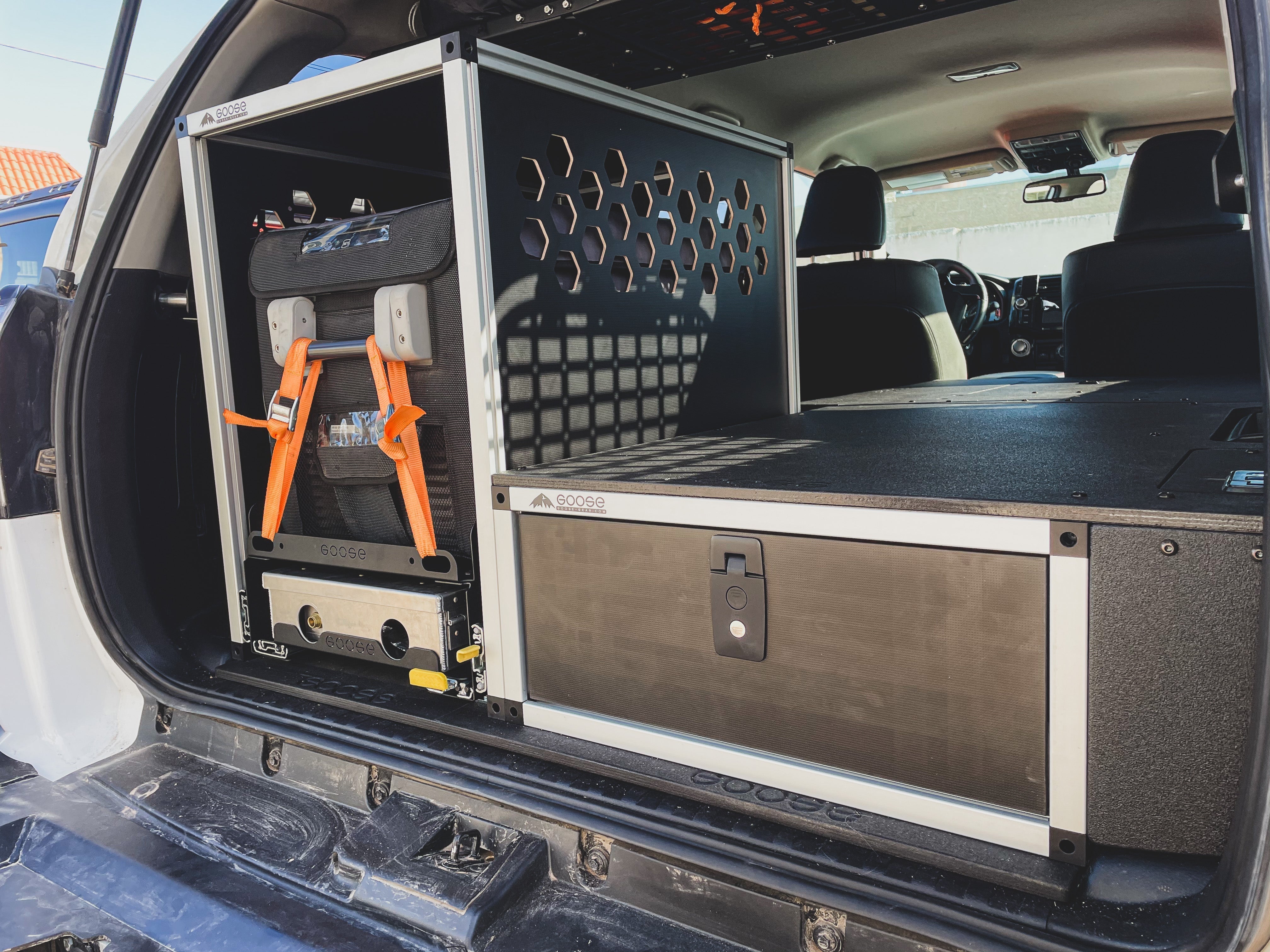 Goose Gear Toyota 4Runner 2010-2024 5th Gen. - Single Drawer Module with Fitted Top Plate - 22-3/16"W x 10"H x 36"D