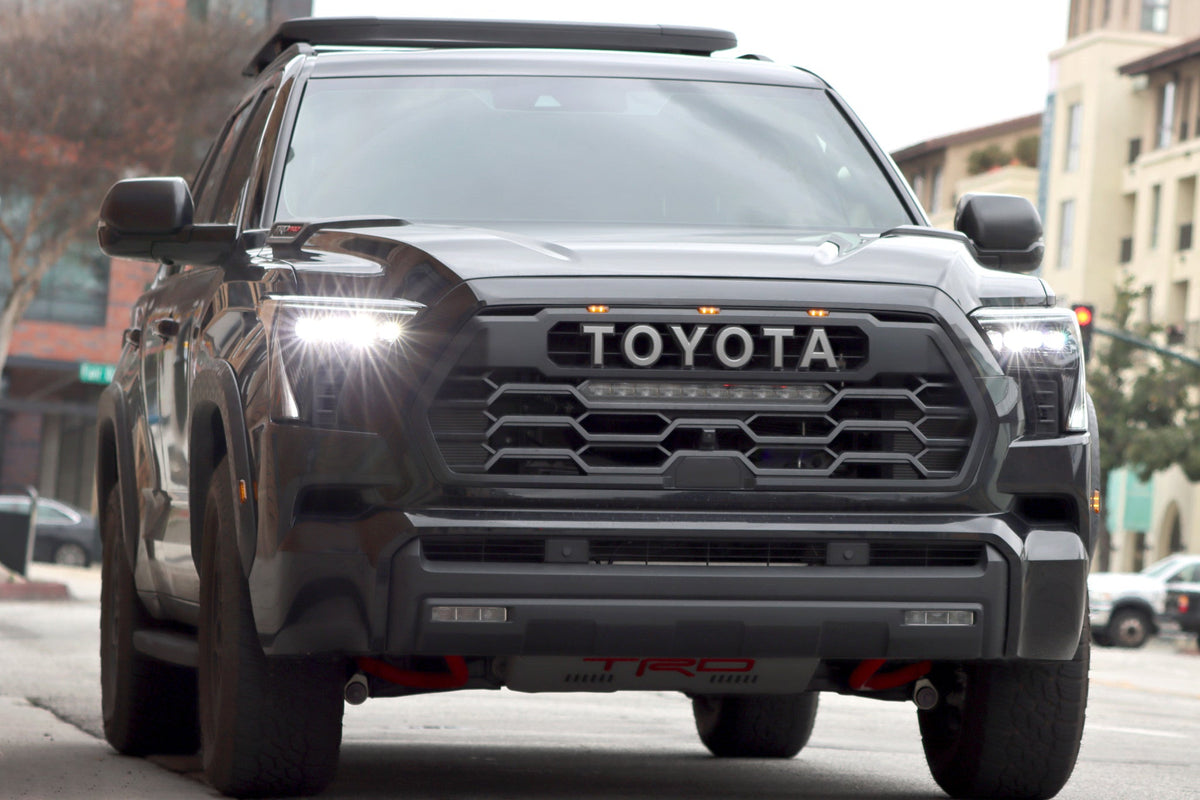 AlphaRex NOVA-Series LED Projector Headlights for Toyota Tundra / Toyota Sequoia - Black