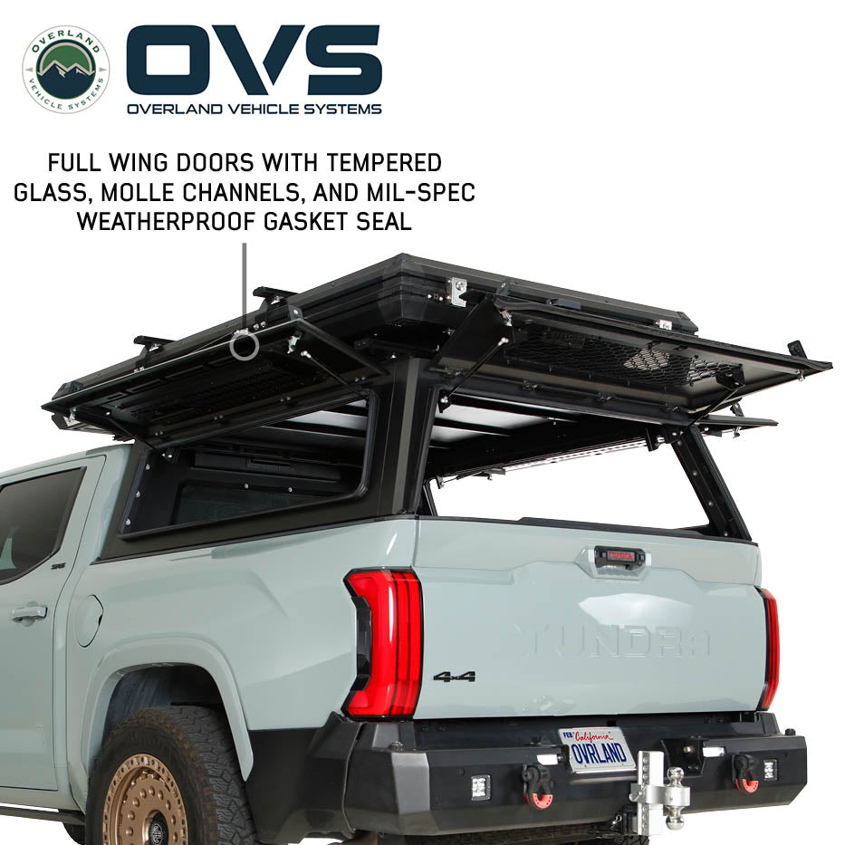 OVS Expedition PRO+ truck cap with full windows for 2022-2027 Toyota Tundra - view 7