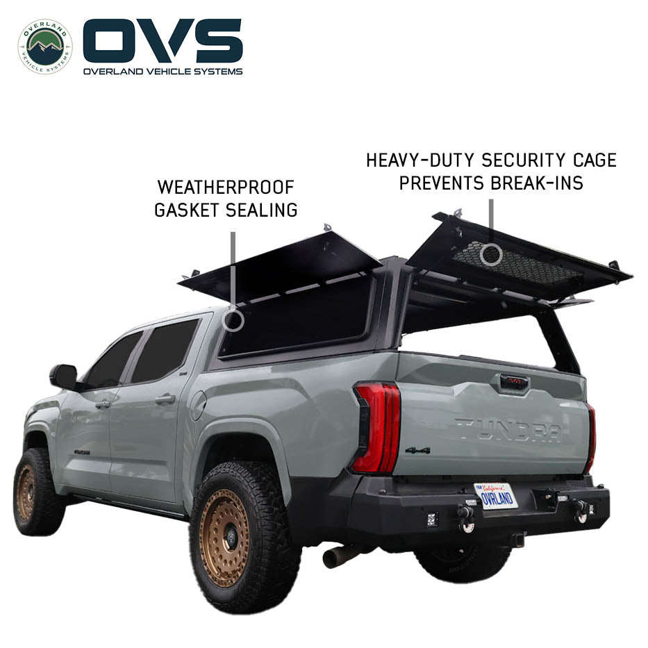 Overland Vehicle Systems Expedition PRO truck cap for 2022-2027 Toyota Tundra - view 3