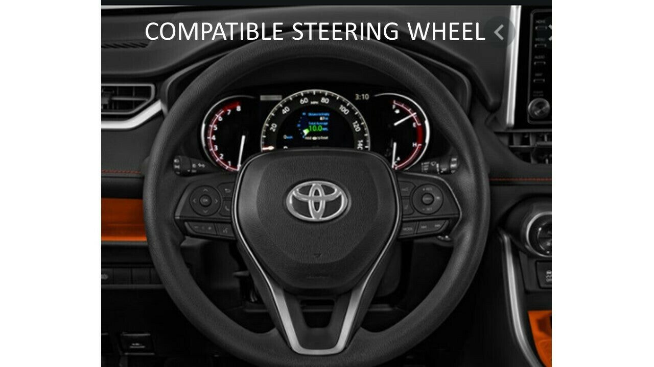 Toyota Tundra, Tacoma, 4Runner Steering Wheel Emblem Overlay - AJT Design