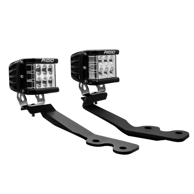 RIGID A-Pillar Lighting Kit with D-SS Series Drive Lights, fits Toyota Tundra