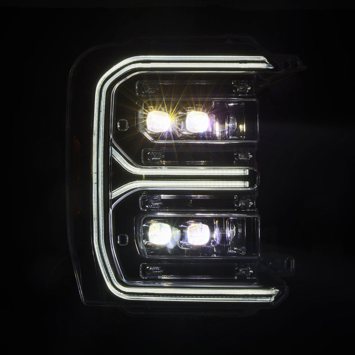 AlphaRex NOVA-Series LED Projector Headlights for Ford Super Duty - Alpha-Black