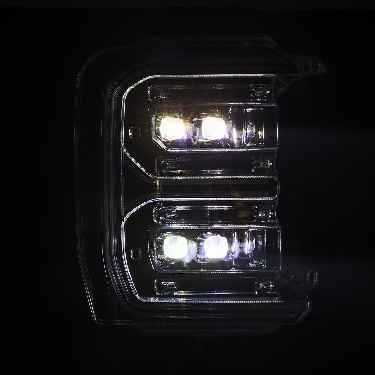 AlphaRex NOVA-Series LED Projector Headlights for Ford Super Duty - Alpha-Black