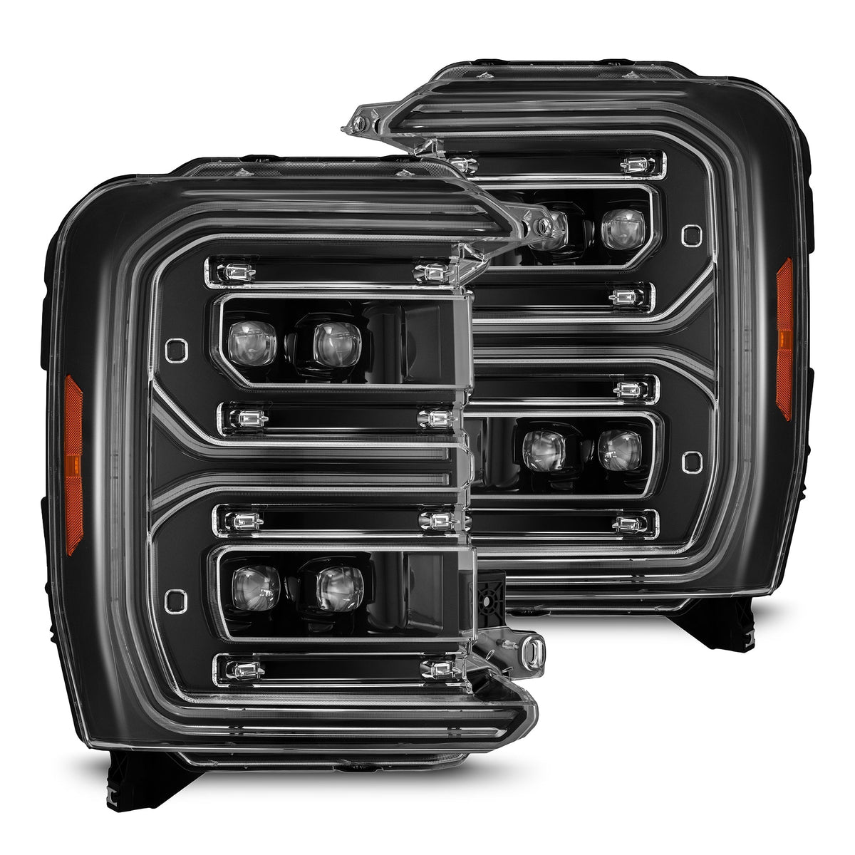 AlphaRex NOVA-Series LED Projector Headlights for Ford Super Duty - Alpha-Black