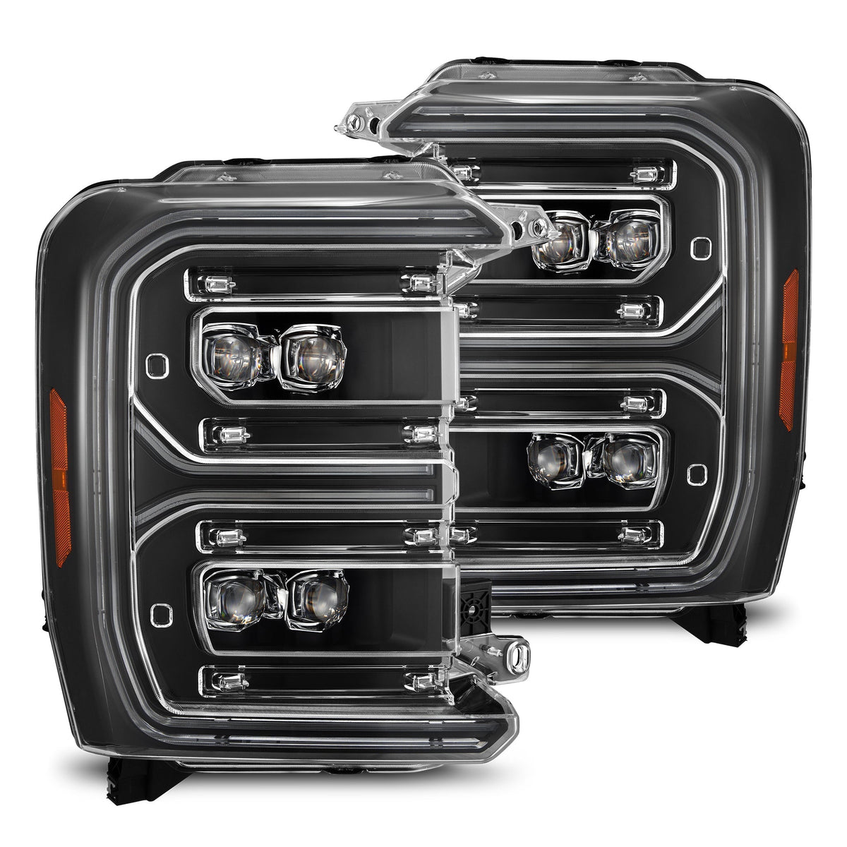 AlphaRex NOVA-Series LED Projector Headlights for Ford Super Duty - Black