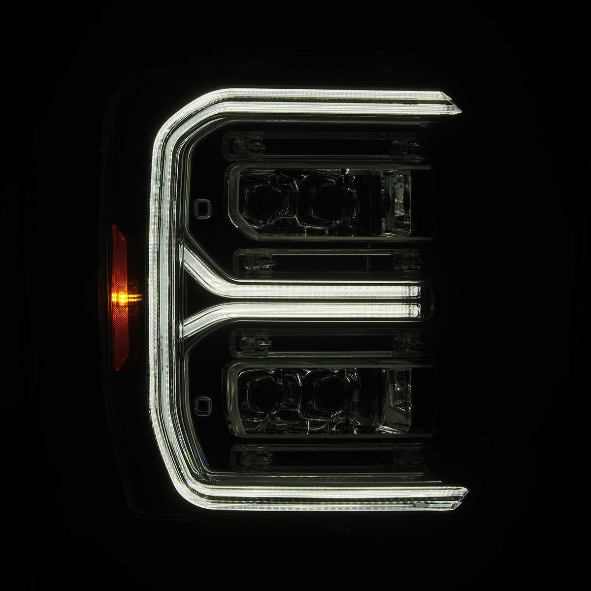 AlphaRex NOVA-Series LED Projector Headlights for Ford Super Duty - Chrome