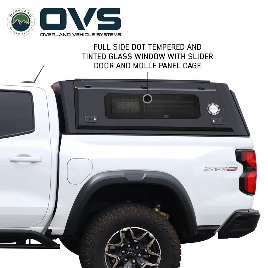 OVS Expedition PRO+ truck cap with full windows for 2023-2027 Chevy Colorado / GMC Canyon - view 9