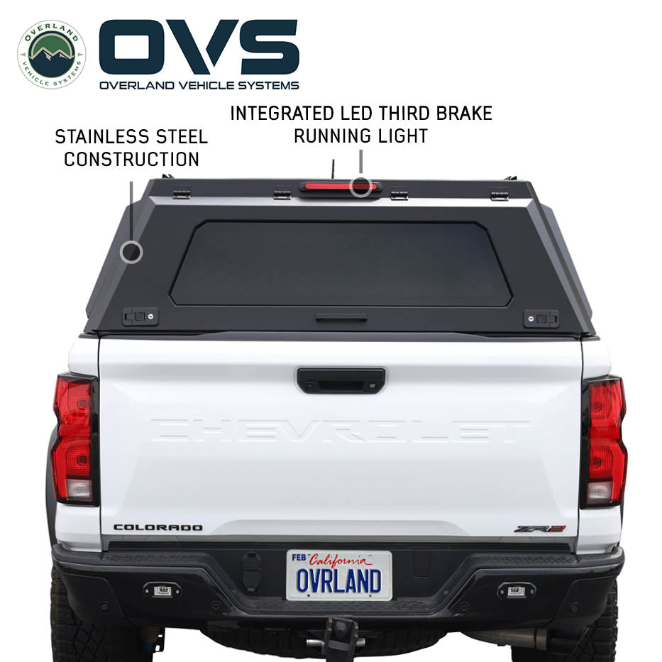 OVS Expedition PRO+ truck cap with full windows for 2023-2027 Chevy Colorado / GMC Canyon - view 10