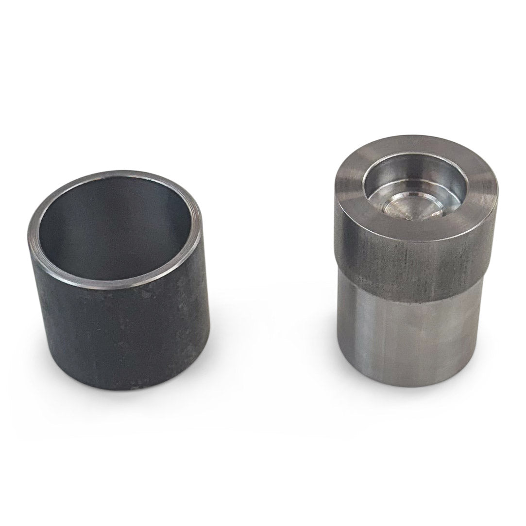 Steel bushing removal and installation tool set for Toyota and Jeep vehicle suspension