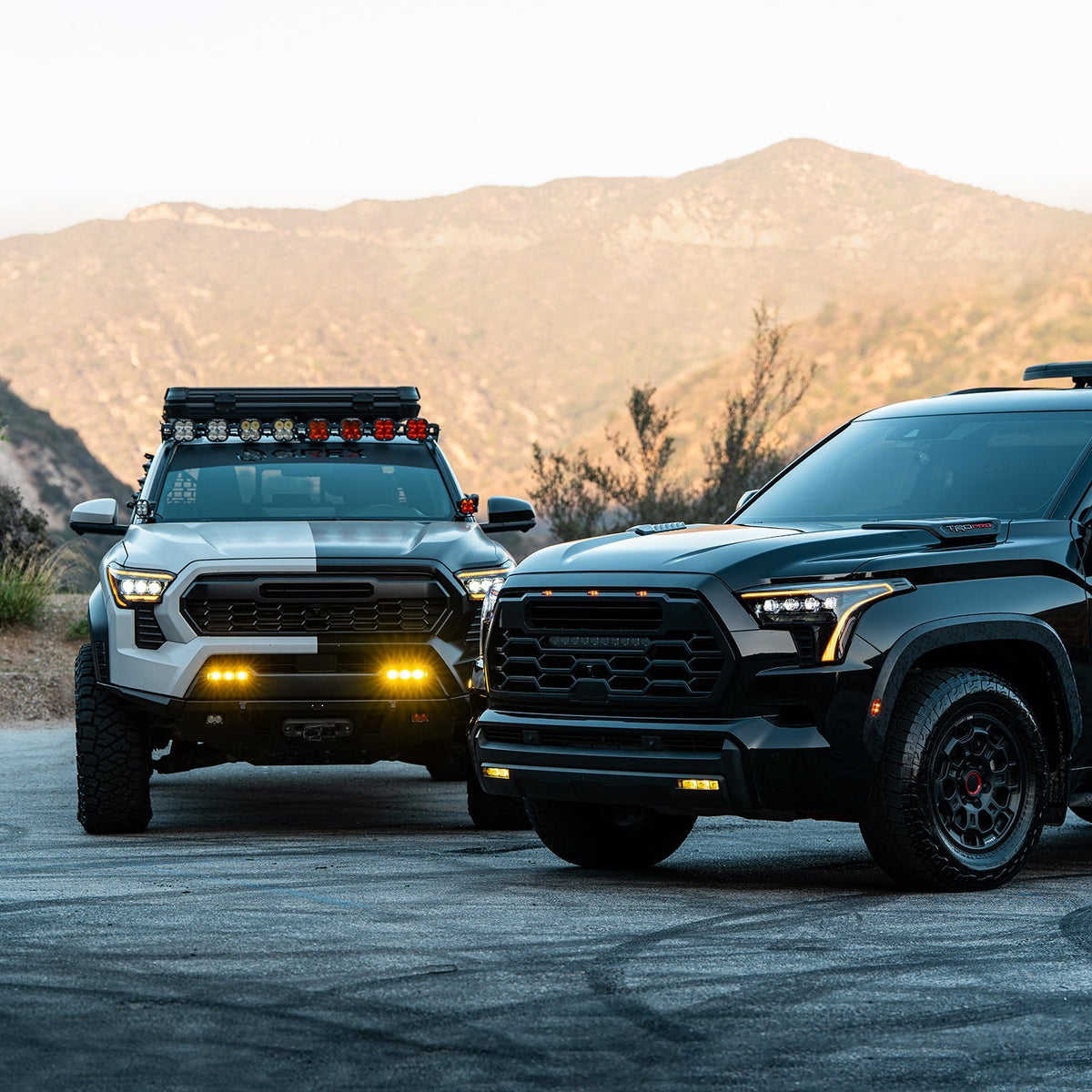 AlphaRex DoubleTap Dual-Color LED Projector Fog Lights with Sequential Turn for Toyota Tacoma / Toyota Tundra