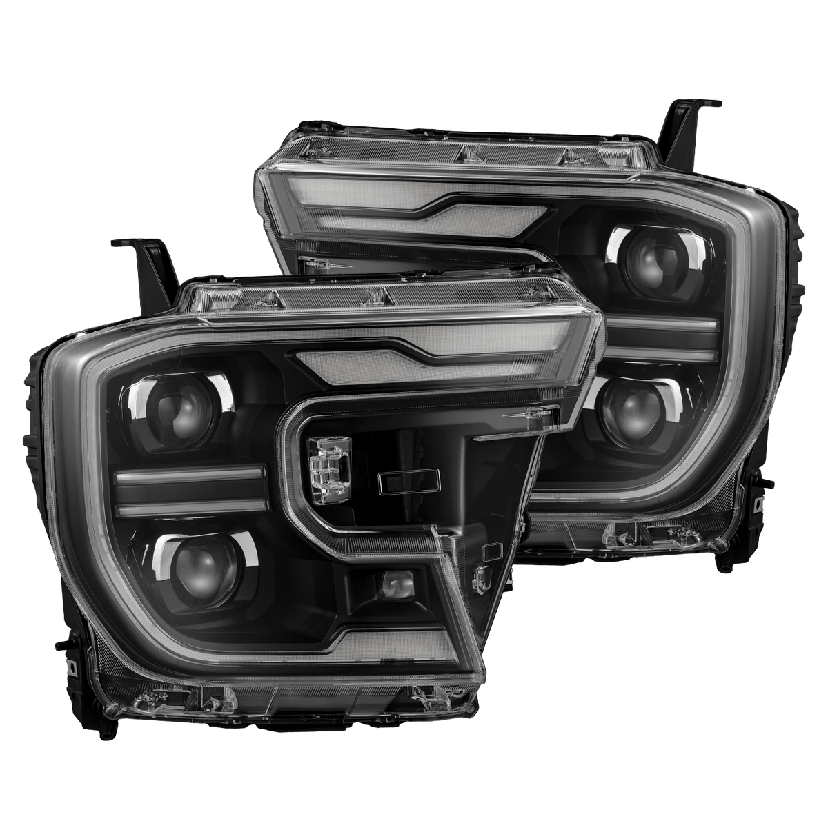 AlphaRex LUXX-Series LED Projector Headlights for Ford Ranger / Ford Ranger Raptor - Black