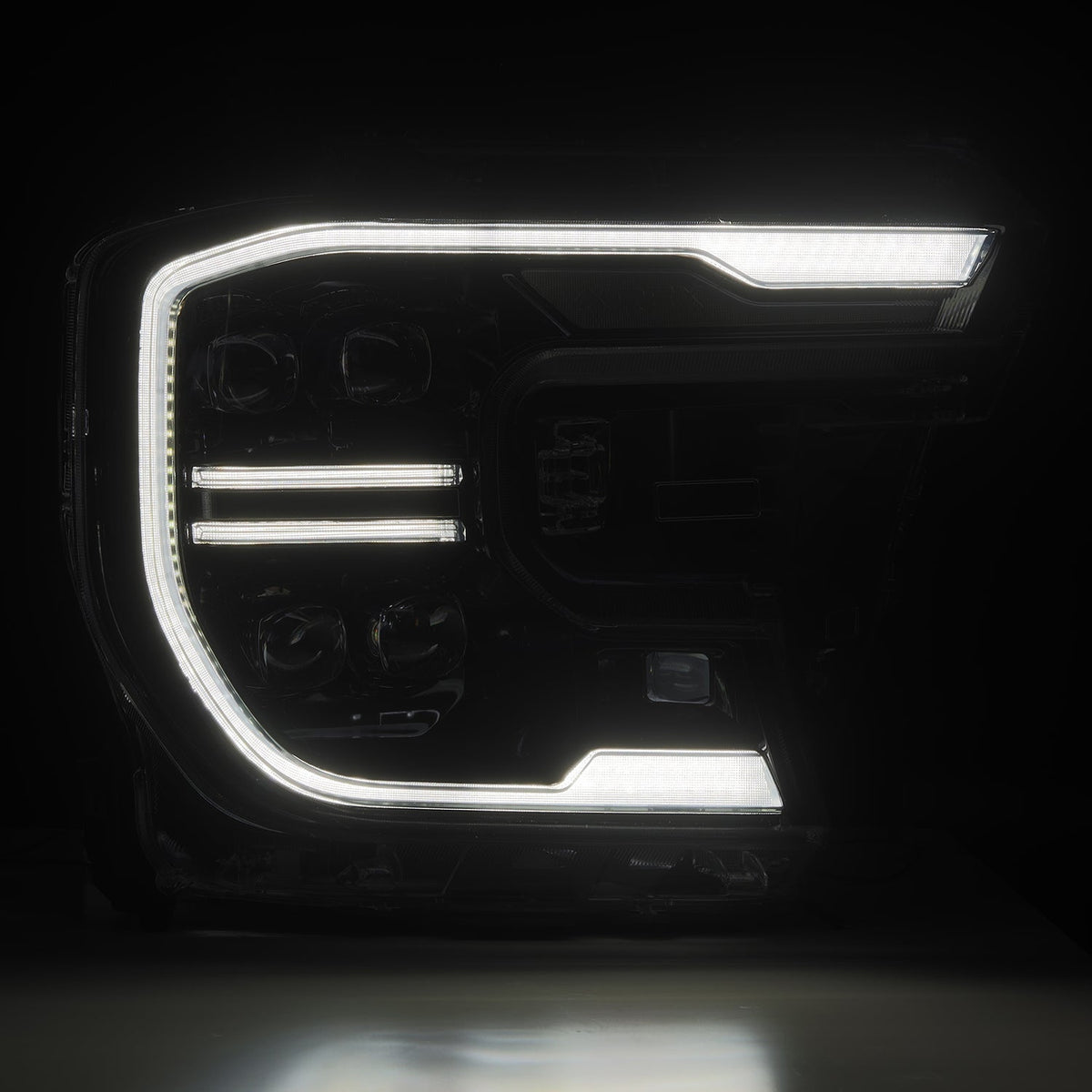 AlphaRex NOVA-Series LED Projector Headlights for Ford Ranger / Ford Ranger Raptor - Alpha-Black