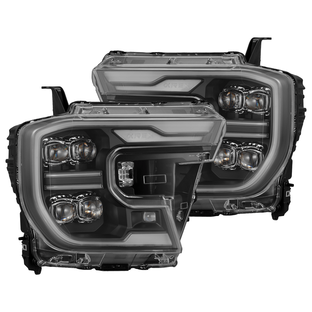 AlphaRex NOVA-Series LED Projector Headlights for Ford Ranger / Ford Ranger Raptor - Black