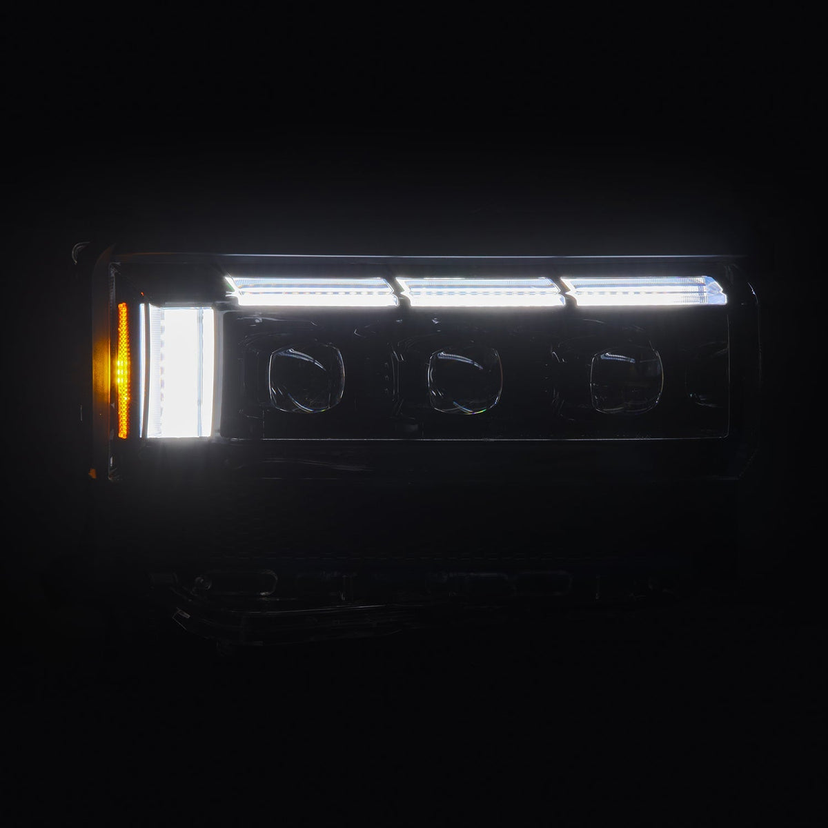 AlphaRex NOVA-Series LED Projector Headlights for Toyota Land Cruiser - Alpha-Black