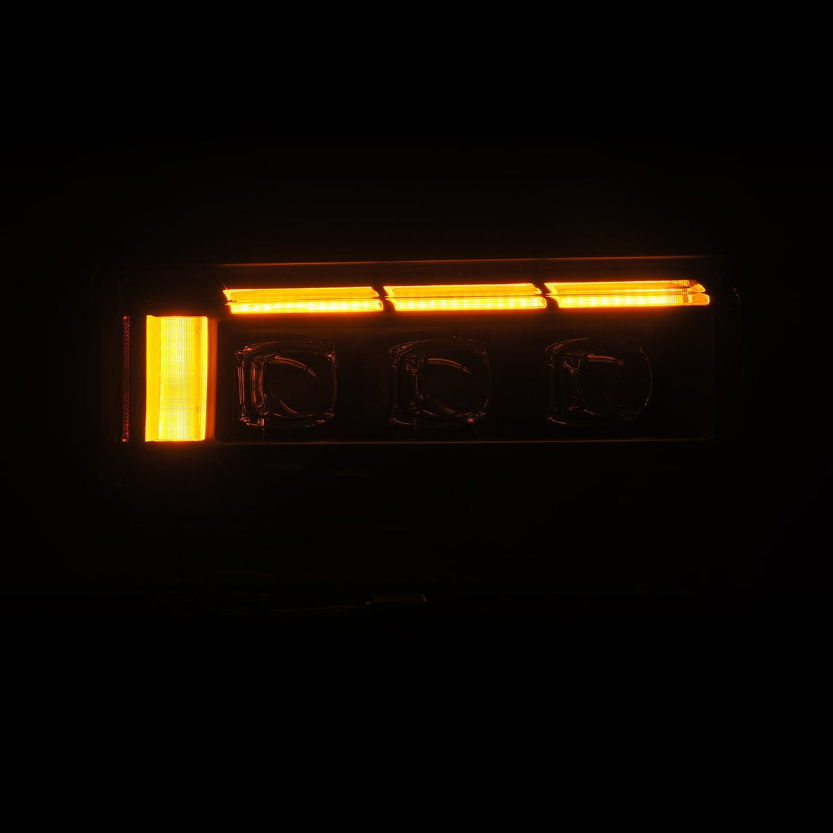 AlphaRex NOVA-Series LED Projector Headlights for Toyota Land Cruiser - Black