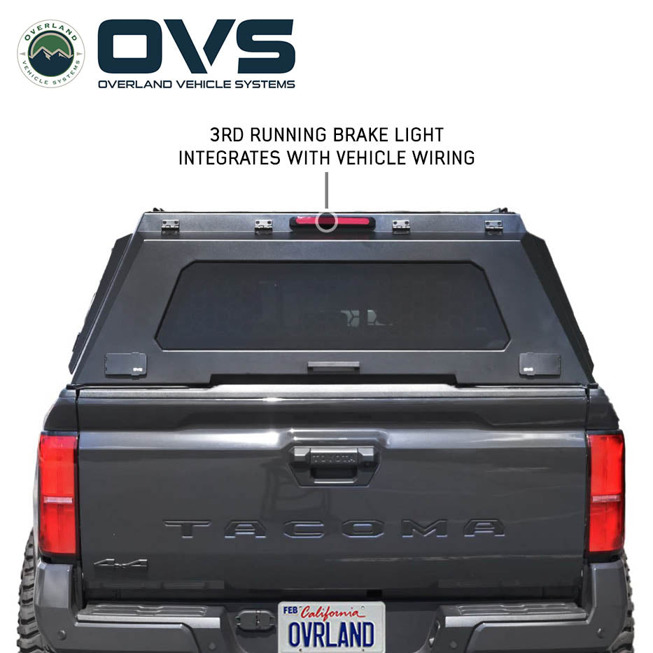 OVS Expedition PRO+ truck cap with full windows for 2024-2027 Toyota Tacoma - view 8