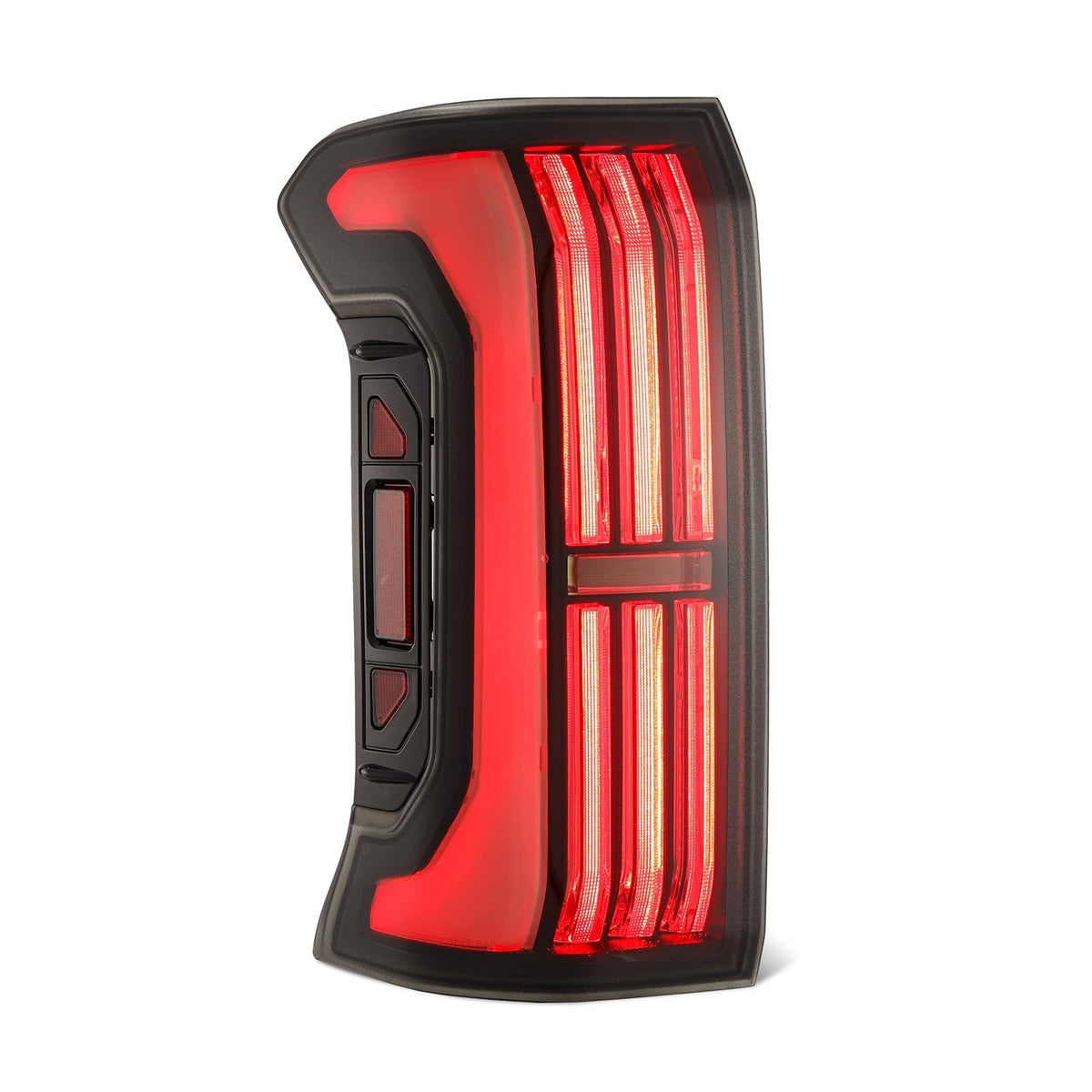 AlphaRex NOVA-Series Prismatic LED Tail Lights for Toyota Tacoma - Black Smoke